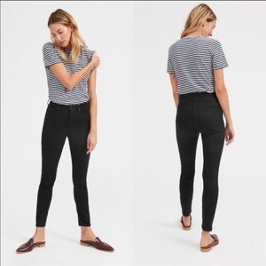 Everlane Black Skinny High Rise Jeans